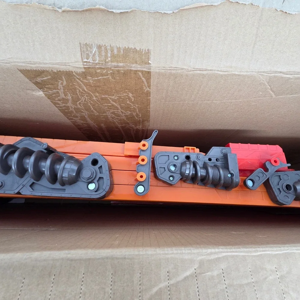 Hot Wheels Super 6-Lane Raceway Track Set 8 Feet Long Lights and Sounds TESTED